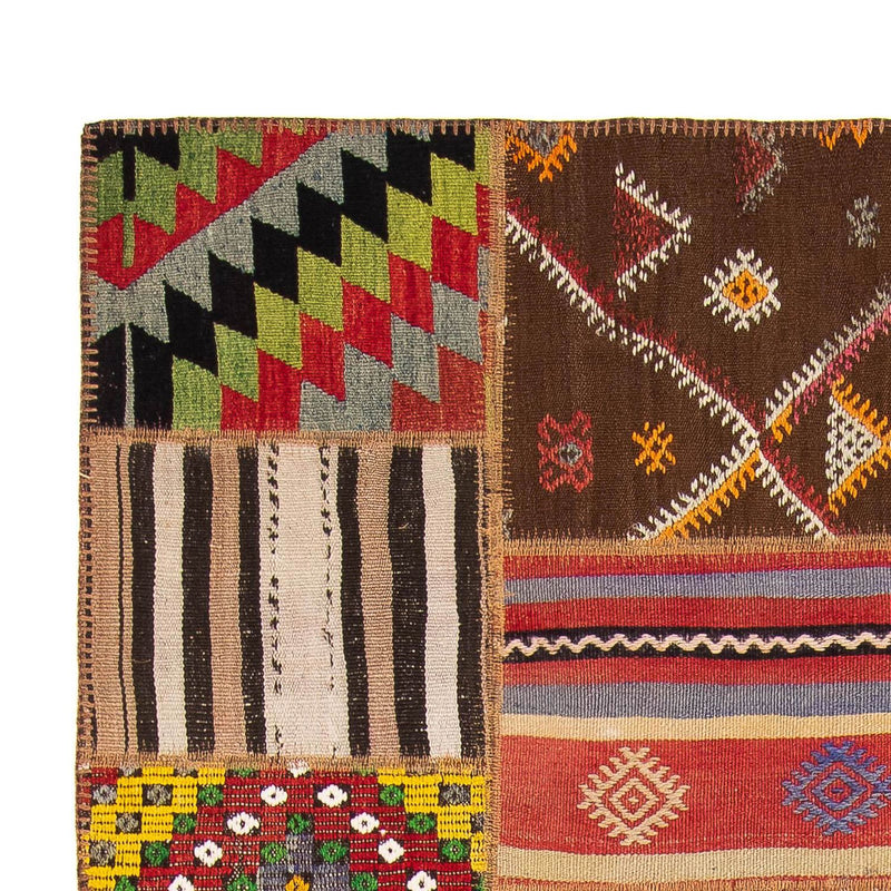 Patchwork-tæppe - 240 x 170 cm - flerfarvet