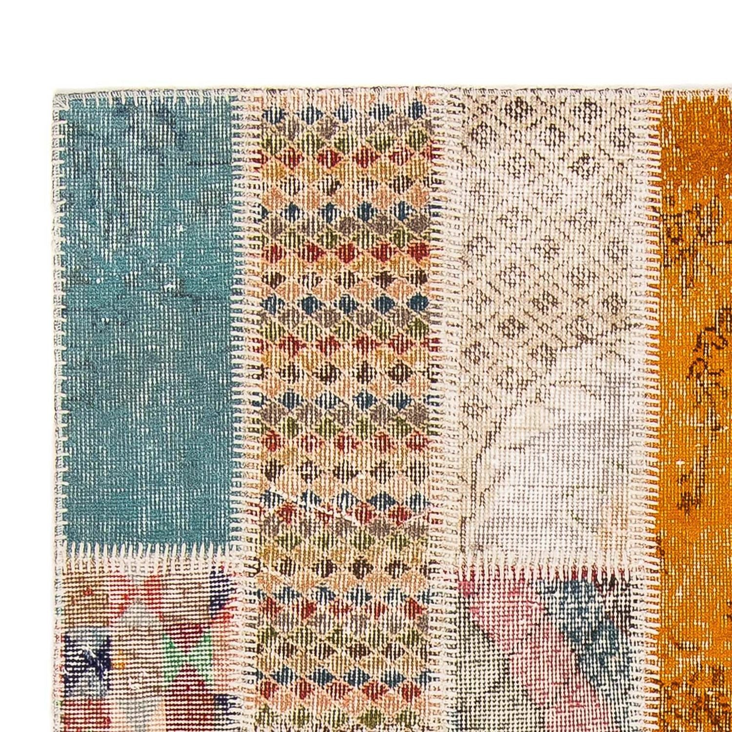 Patchwork-tæppe - 184 x 120 cm - flerfarvet