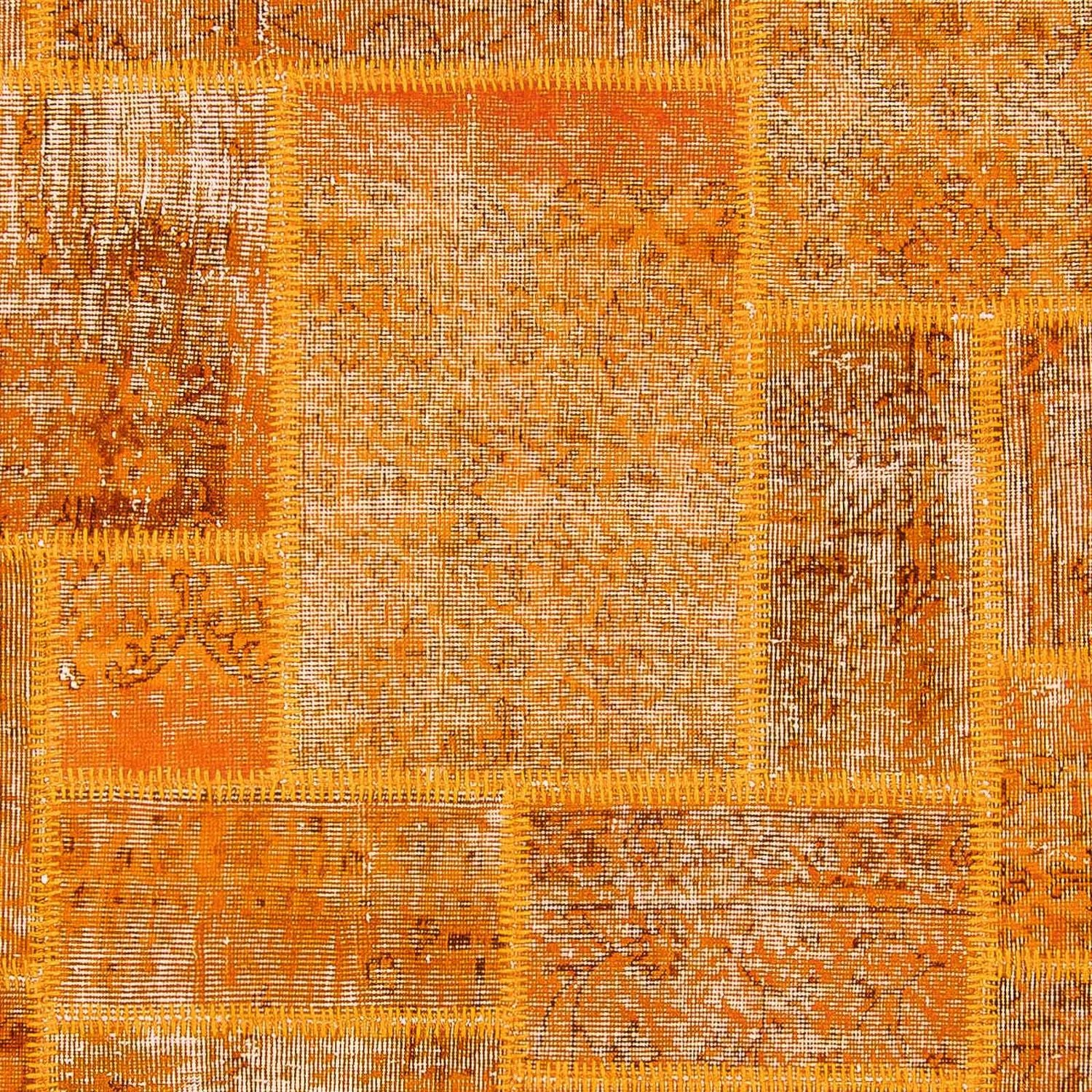 Patchwork-tæppe - 244 x 172 cm - flerfarvet