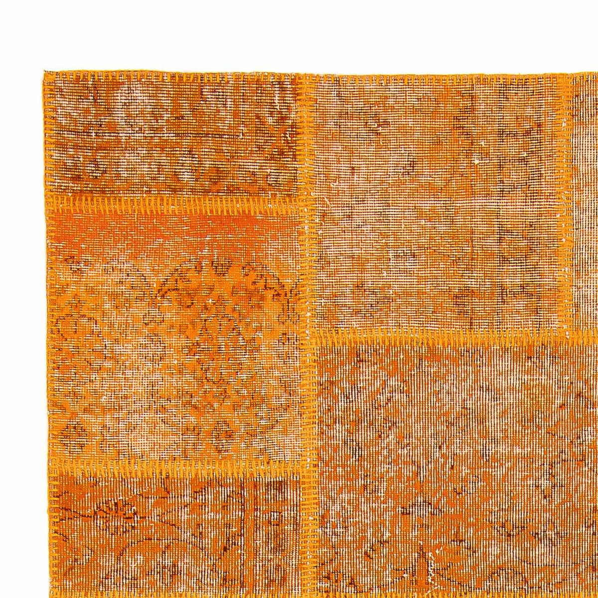 Patchwork-tæppe 172x244cm - Uldtæppe