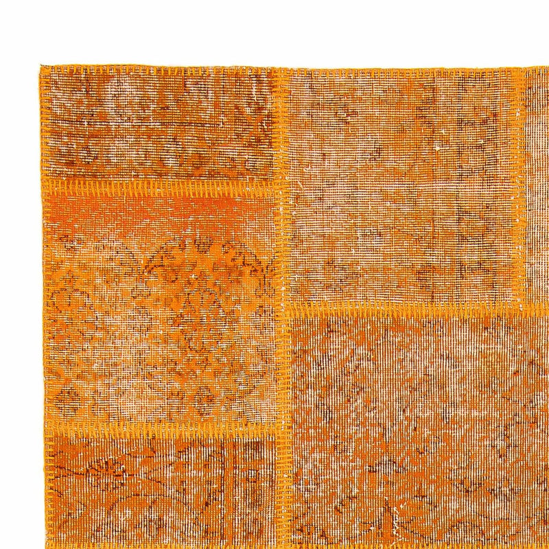 Patchwork-tæppe - 244 x 172 cm - flerfarvet