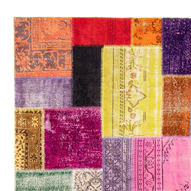 Patchwork-tæppe - 365 x 275 cm - flerfarvet