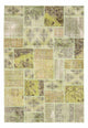 Patchwork-tæppe 172x242cm - Uldtæppe