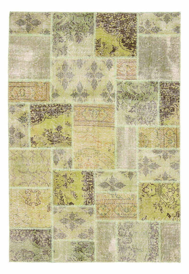 Patchwork-tæppe - 242 x 172 cm - flerfarvet