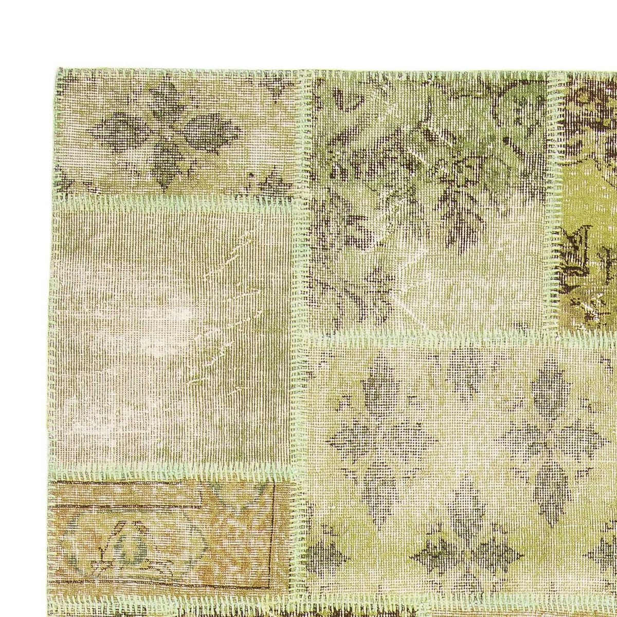 Patchwork-tæppe 172x242cm - Uldtæppe