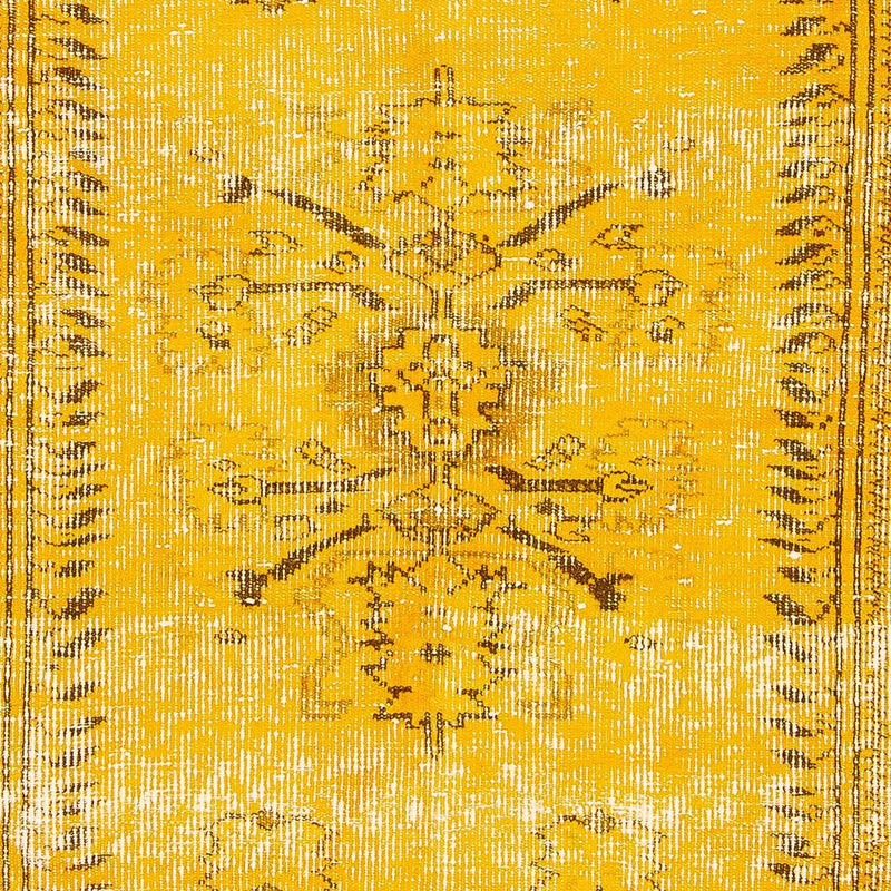 Vintage tæppe - 269 x 165 cm - guld