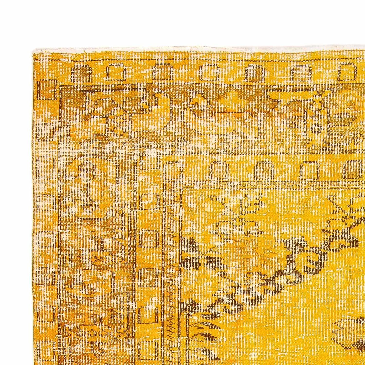 Vintage tæppe - 269 x 165 cm - guld