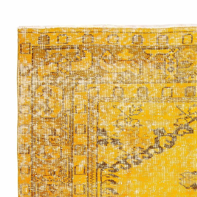 Vintage tæppe - 269 x 165 cm - guld