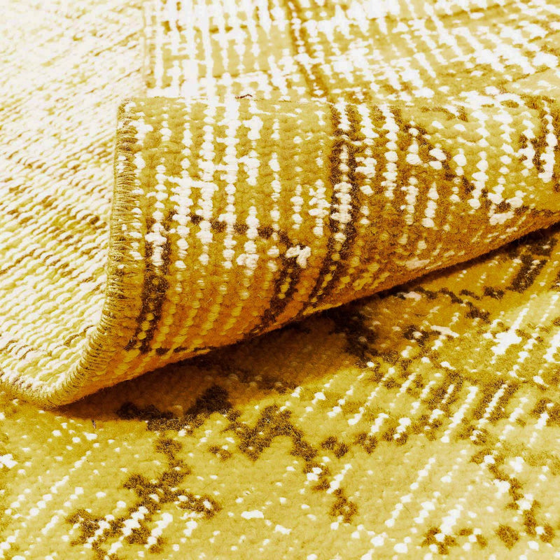 Vintage tæppe - 269 x 165 cm - guld