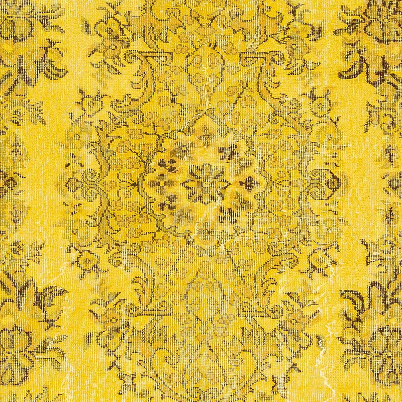 Vintage tæppe - 294 x 173 cm - guld