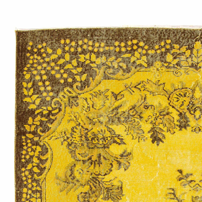 Vintage tæppe - 294 x 173 cm - guld