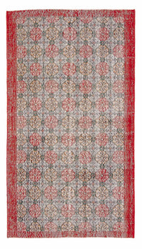 Vintage tæppe - 205 x 120 cm - beige