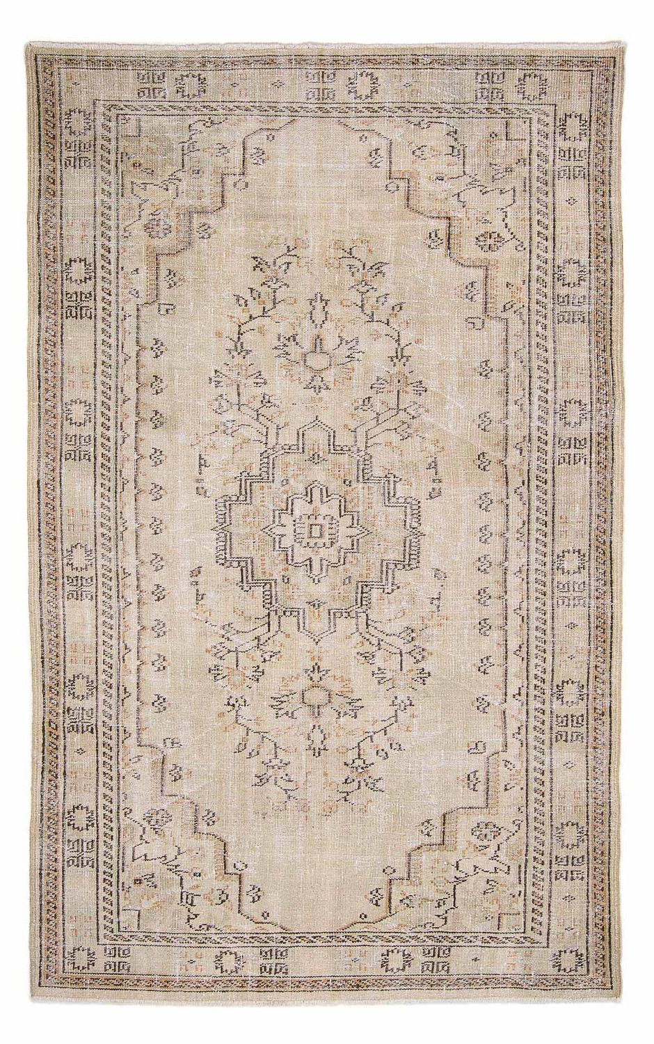 Vintage tæppe - 292 x 174 cm - beige