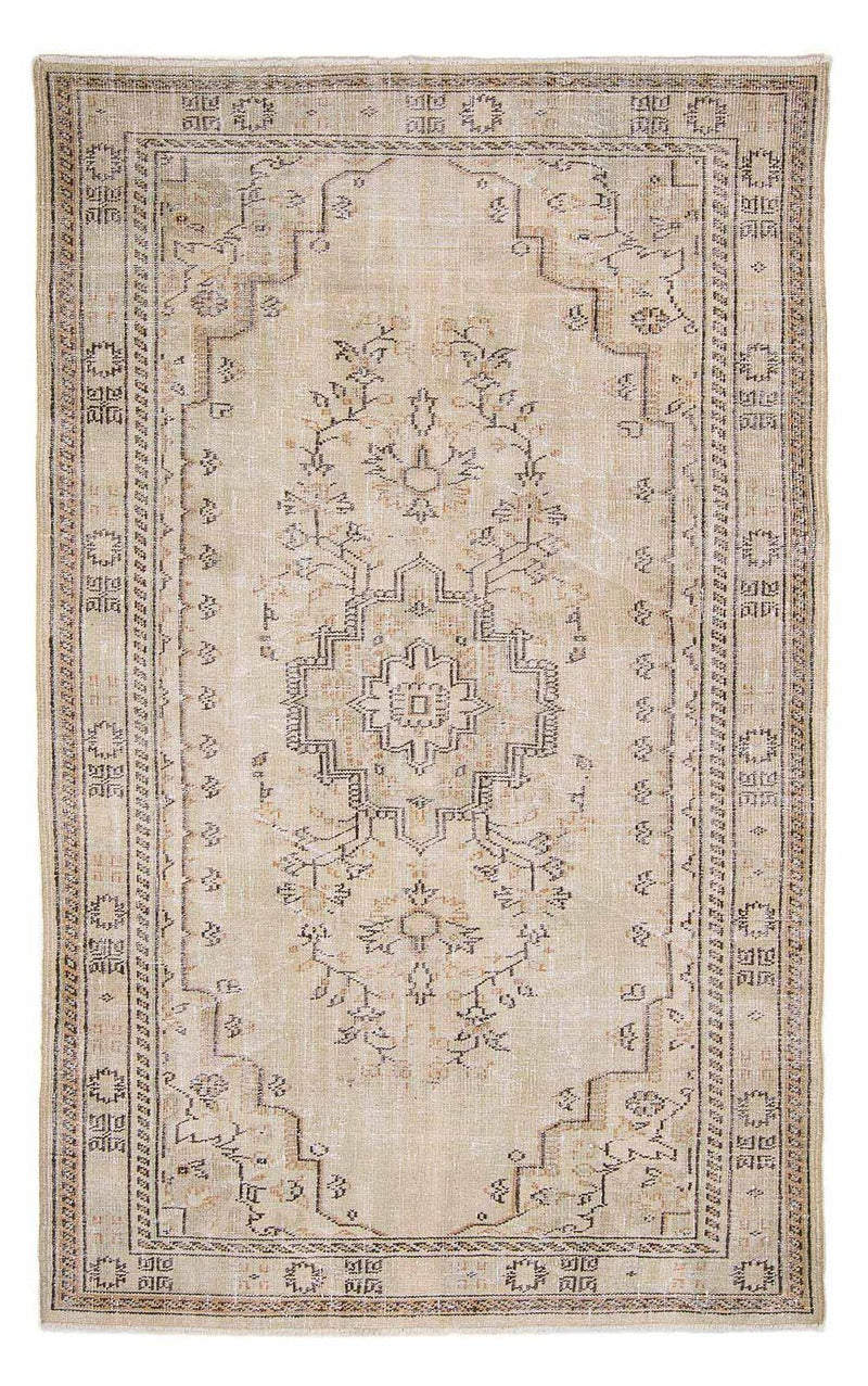 Vintage tæppe - 292 x 174 cm - beige