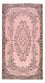 Vintage tæppe - 217 x 118 cm - pink