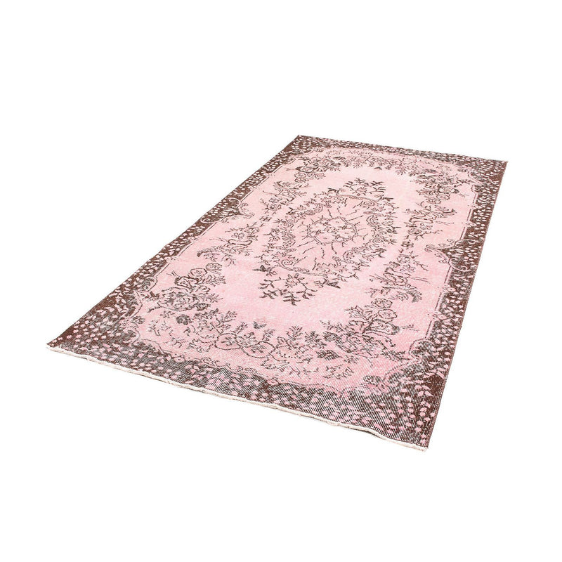 Vintage tæppe - 217 x 118 cm - pink