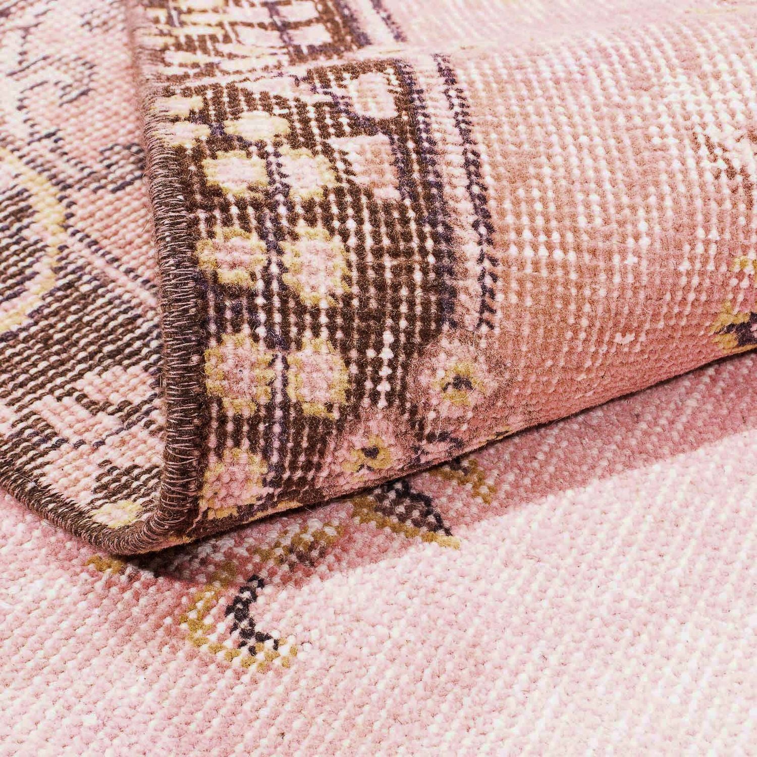 Løber Vintage tæppe - 210 x 114 cm - pink