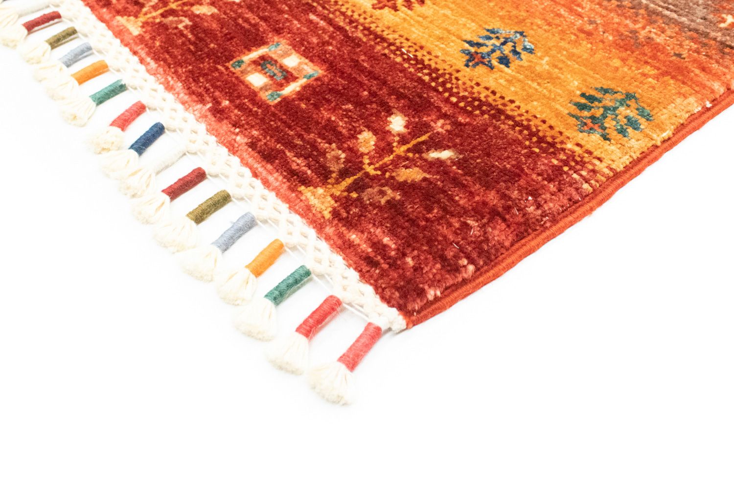 Gabbeh Tæppe - Loribaft Persisk - 200 x 150 cm - flerfarvet