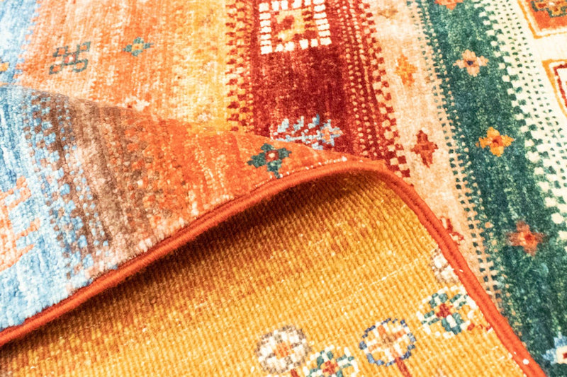 Gabbeh Tæppe - Loribaft Persisk - 200 x 150 cm - flerfarvet