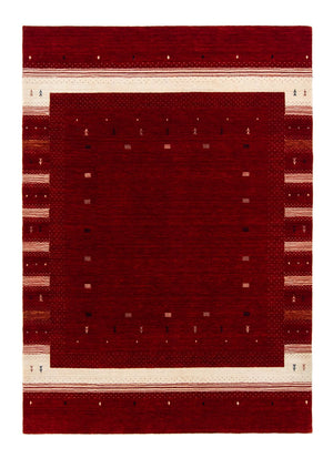 Gabbeh Tæppe - Loribaft Persisk - 240 x 172 cm - rød