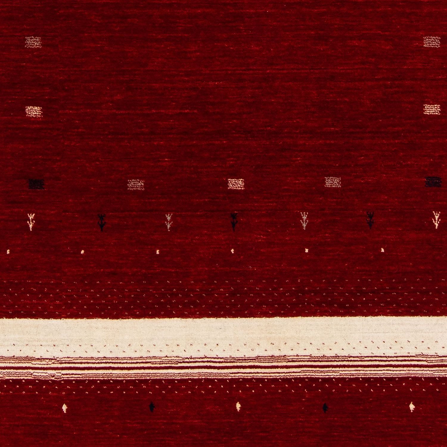 Gabbeh Tæppe - Loribaft Persisk - 240 x 172 cm - rød