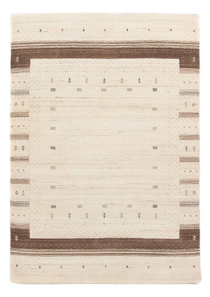 Gabbeh Tæppe - Loribaft Persisk - 200 x 142 cm - beige