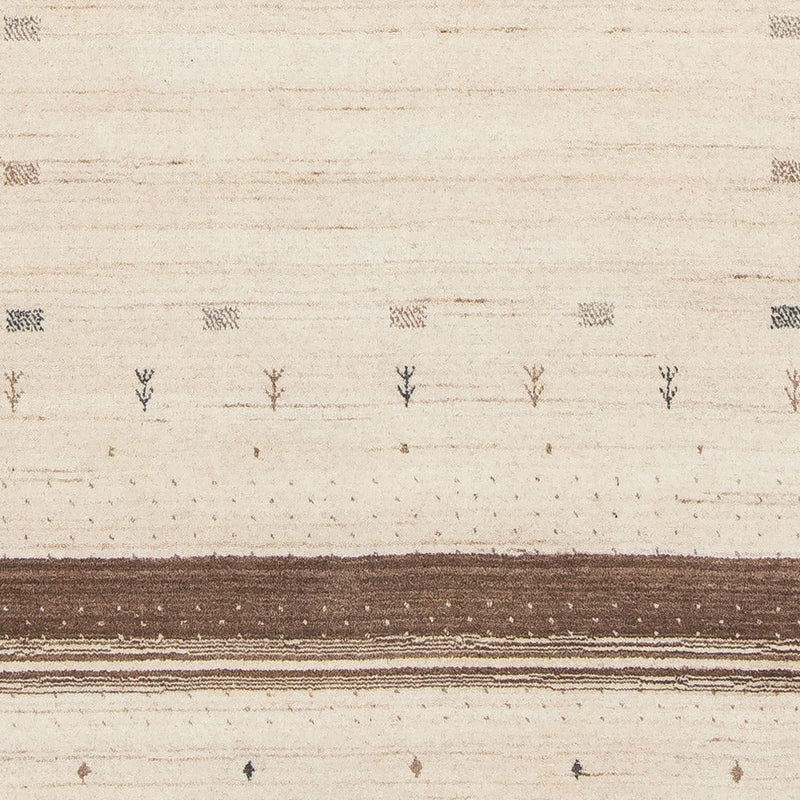 Gabbeh Tæppe - Loribaft Persisk - 200 x 142 cm - beige