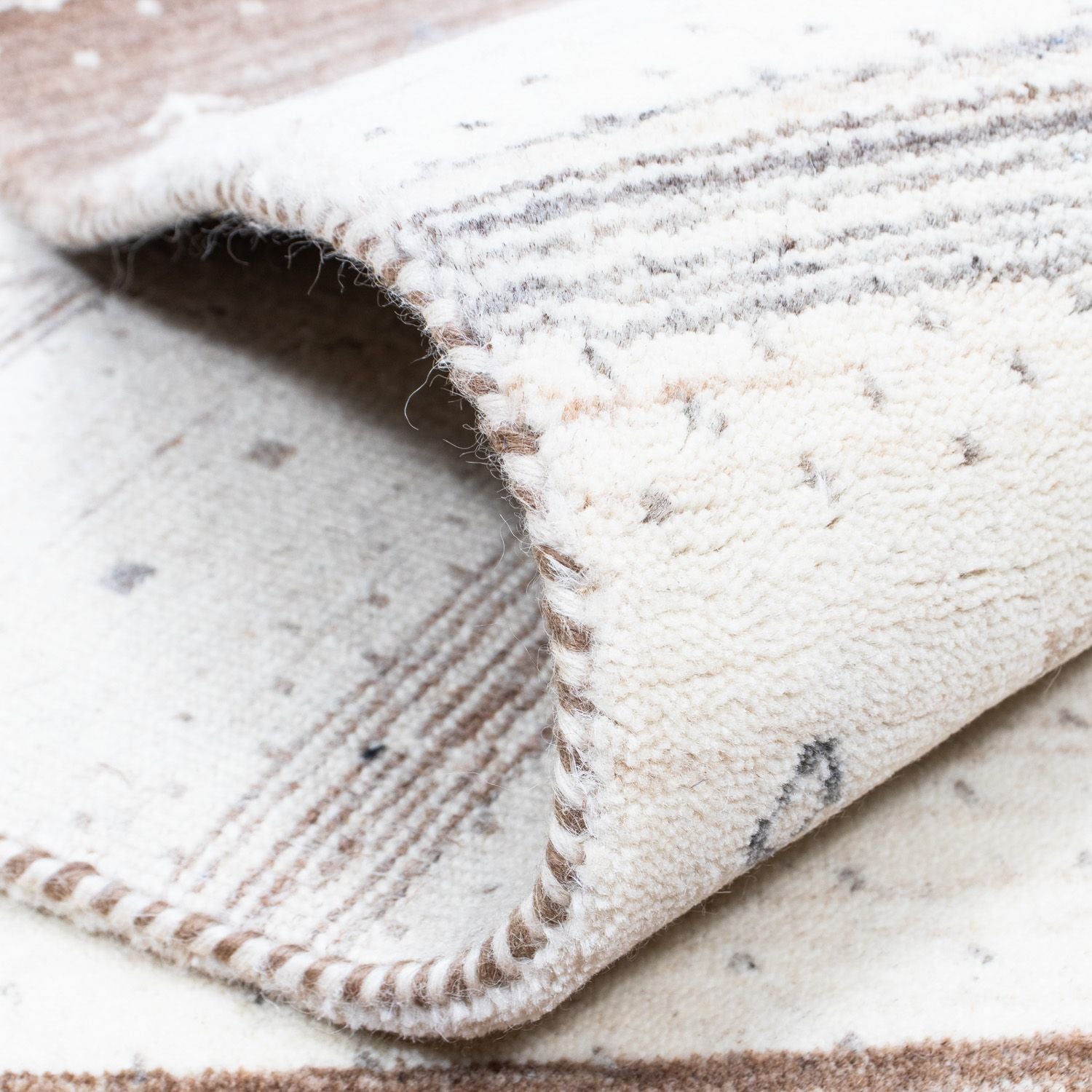 Gabbeh Tæppe - Loribaft Persisk - 200 x 142 cm - beige