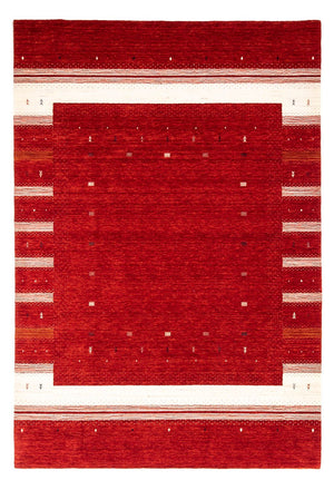 Gabbeh Tæppe - Loribaft Persisk - 303 x 207 cm - rød