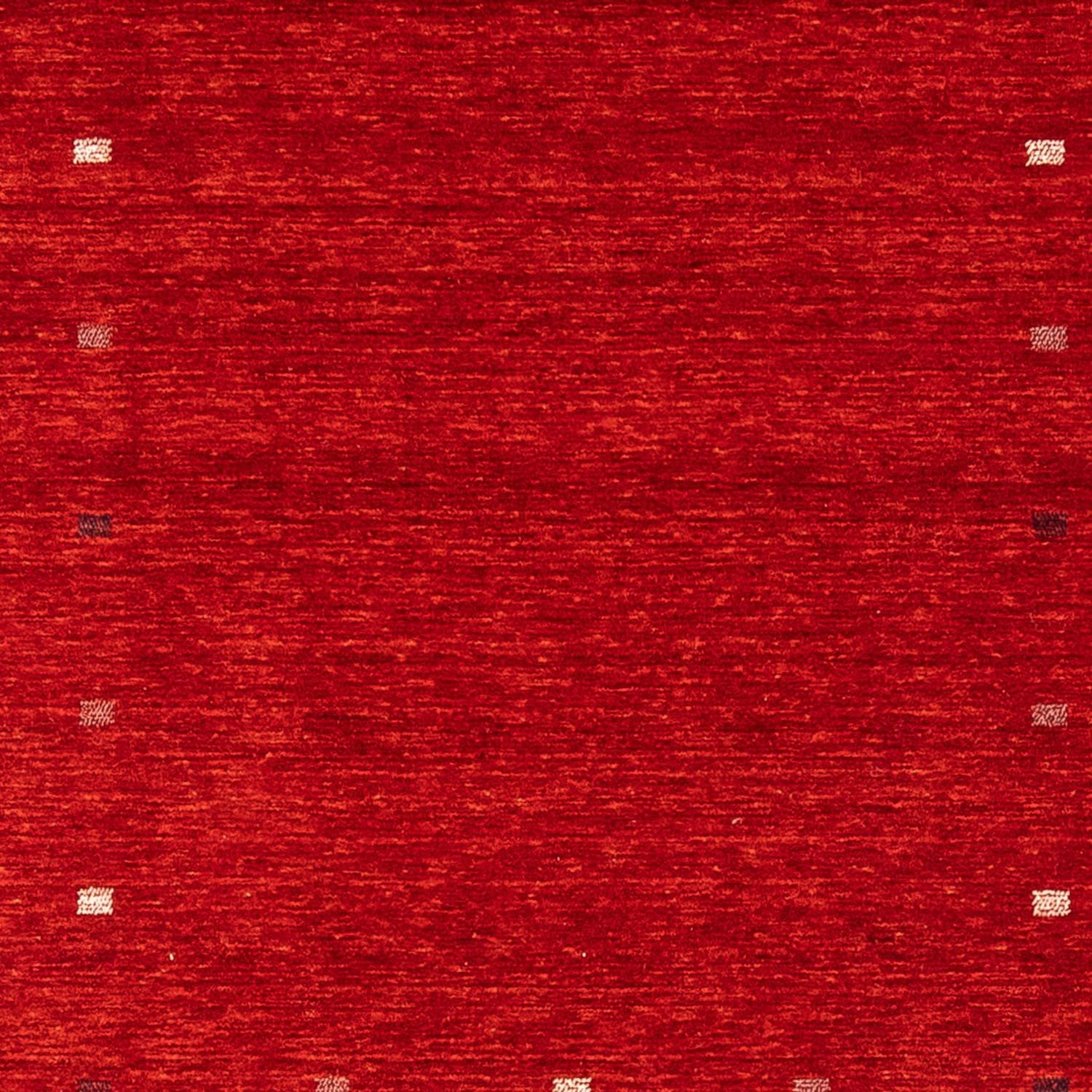 Gabbeh Tæppe - Loribaft Persisk - 303 x 207 cm - rød