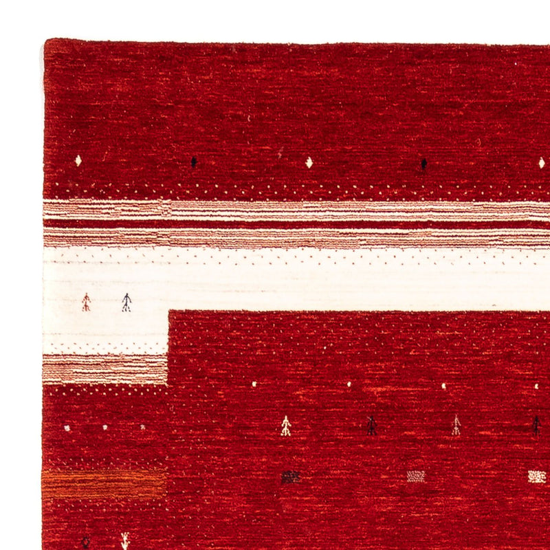 Gabbeh Tæppe - Loribaft Persisk - 296 x 203 cm - rød