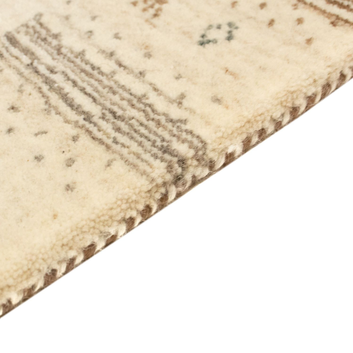 Gabbeh Tæppe - Loribaft Persisk - 160 x 94 cm - beige