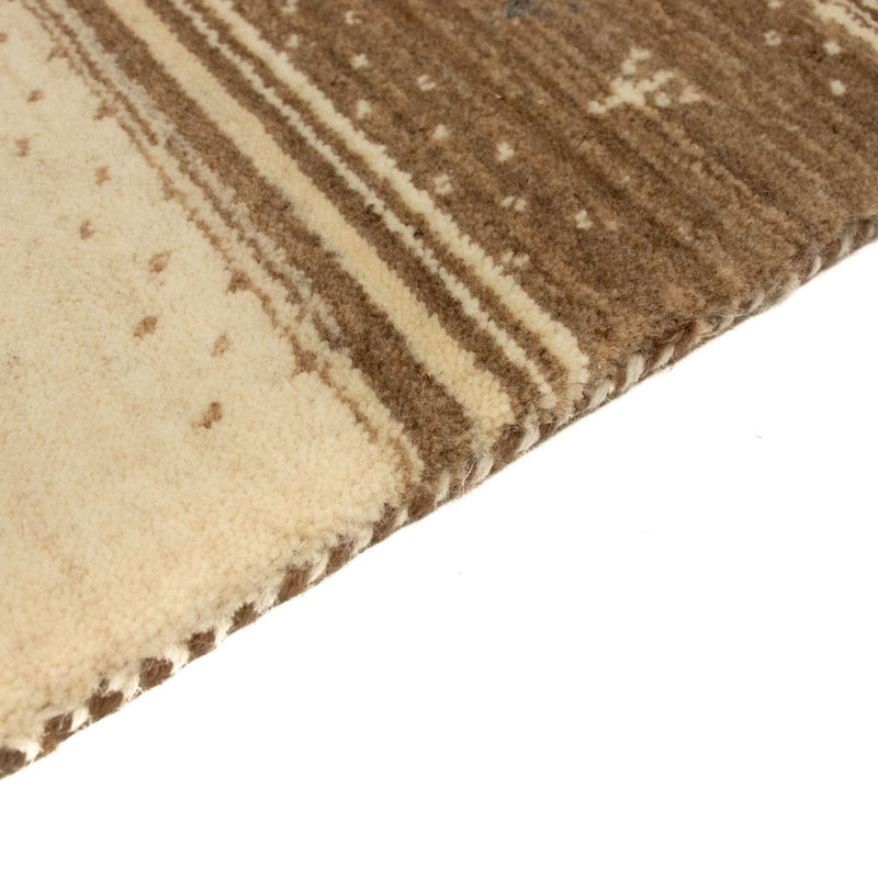 Gabbeh Tæppe - Loribaft Persisk - 160 x 93 cm - beige