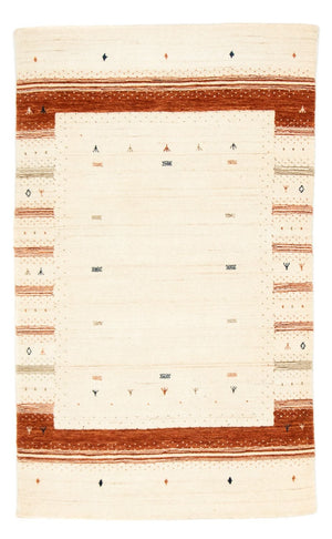 Gabbeh Tæppe - Loribaft Persisk - 160 x 94 cm - beige