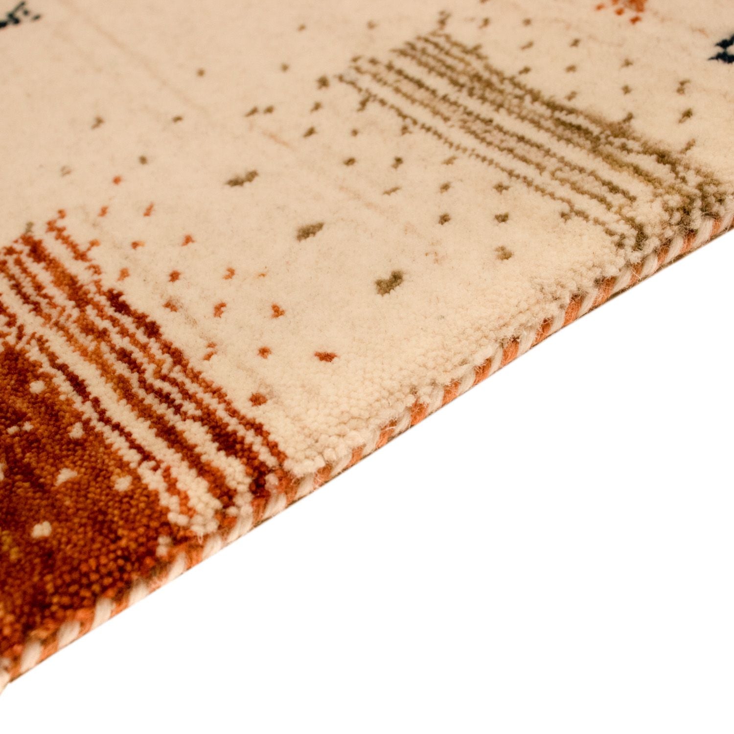 Gabbeh Tæppe - Loribaft Persisk - 160 x 94 cm - beige