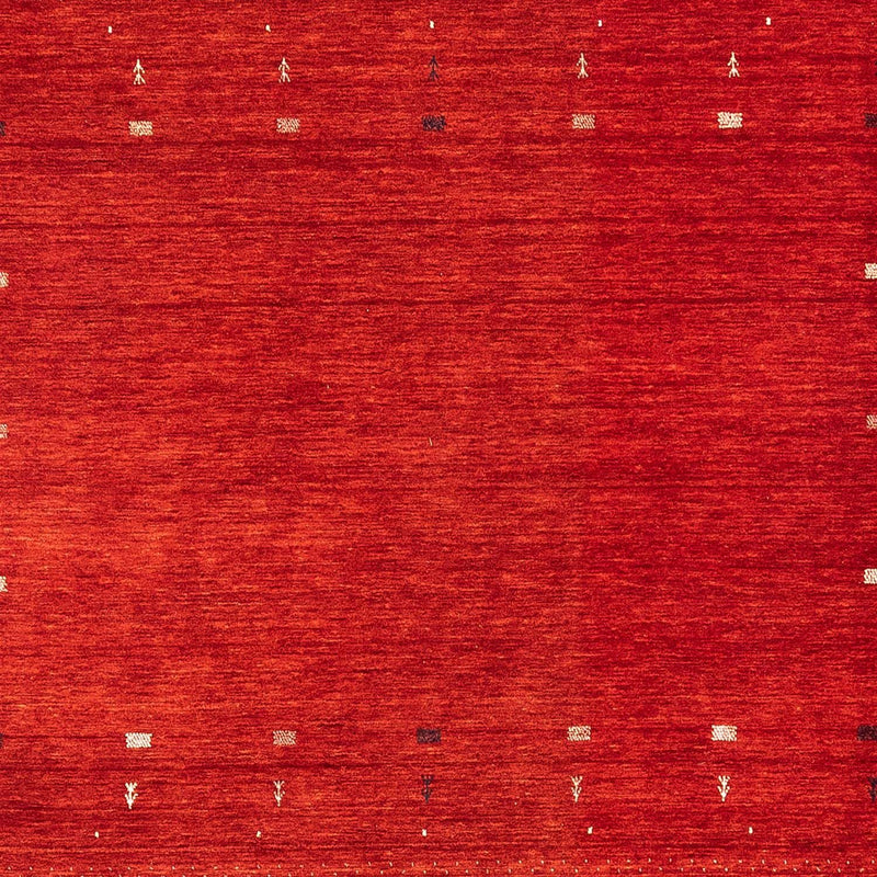 Gabbeh Tæppe - Loribaft Persisk firkantet  - 256 x 249 cm - rød