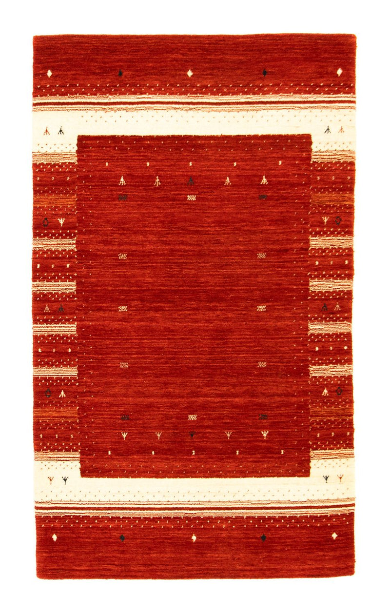 Gabbeh Tæppe - Loribaft Persisk - 162 x 94 cm - rød