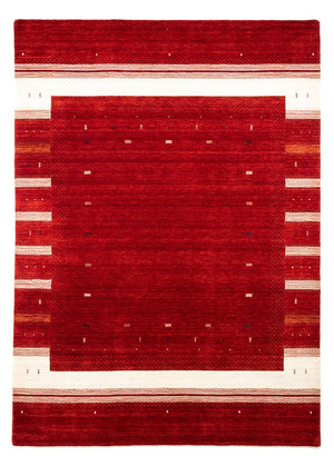 Gabbeh Tæppe - Loribaft Persisk - 345 x 255 cm - rød