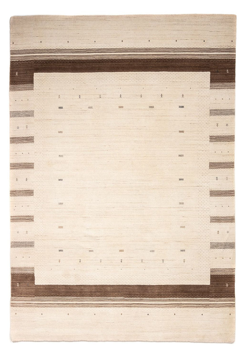 Gabbeh Tæppe - Loribaft Persisk - 350 x 251 cm - beige