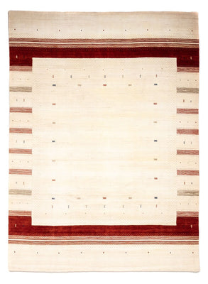 Gabbeh Tæppe - Loribaft Persisk - 346 x 254 cm - beige