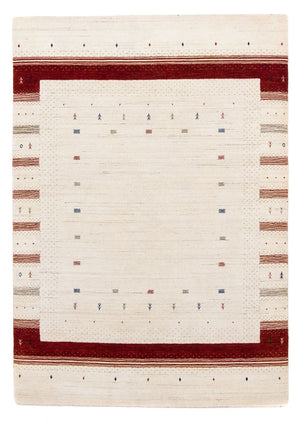Gabbeh Tæppe - Loribaft Persisk - 245 x 170 cm - beige