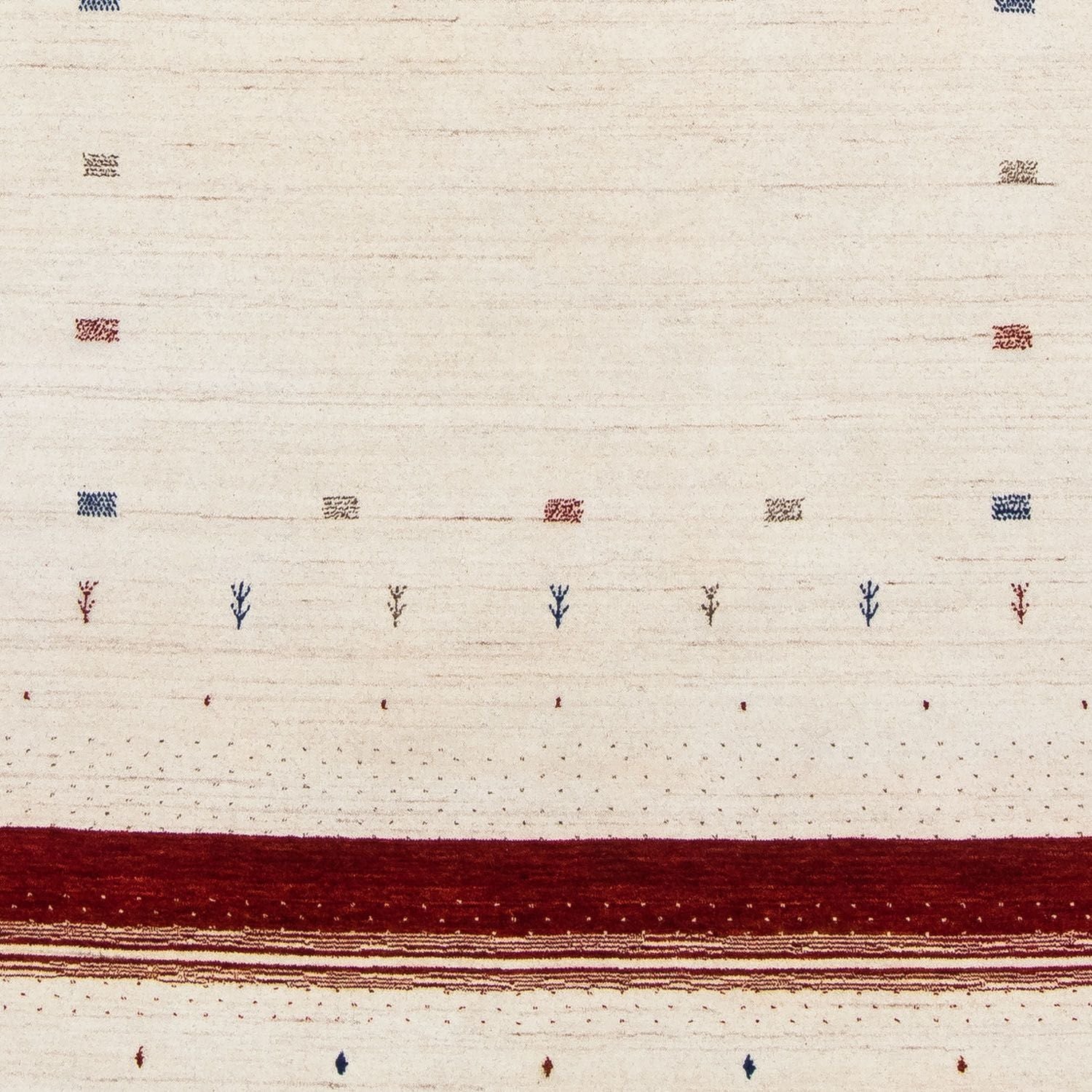 Gabbeh Tæppe - Loribaft Persisk - 245 x 170 cm - beige