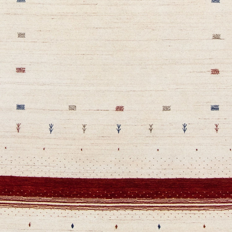 Gabbeh Tæppe - Loribaft Persisk - 245 x 170 cm - beige