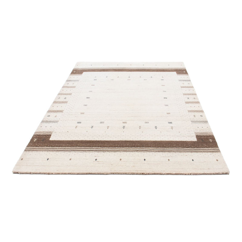 Gabbeh Tæppe - Loribaft Persisk - 200 x 145 cm - beige
