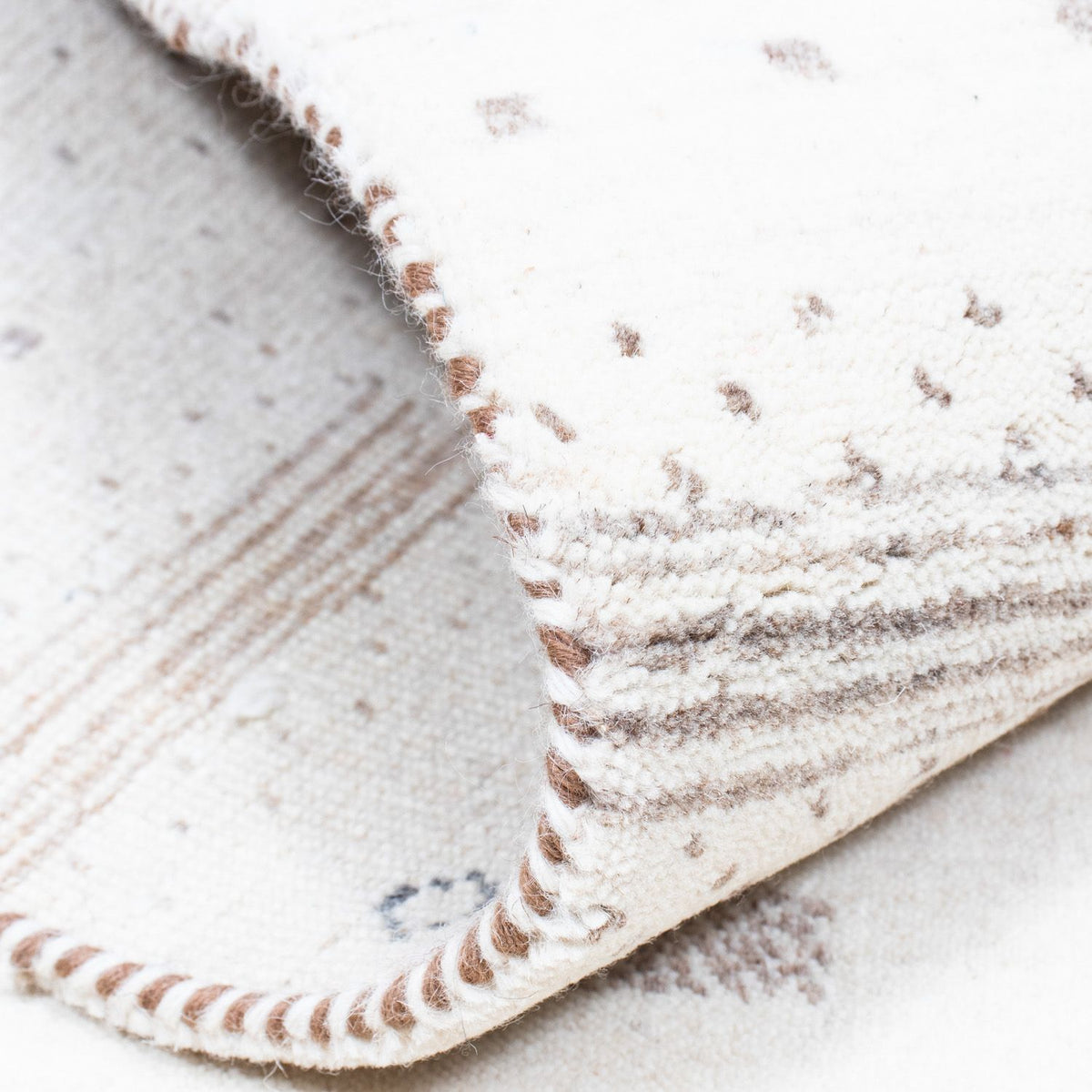 Gabbeh Tæppe - Loribaft Persisk - 201 x 144 cm - beige