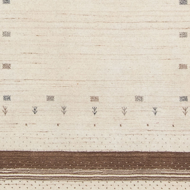 Gabbeh Tæppe - Loribaft Persisk - 200 x 143 cm - beige