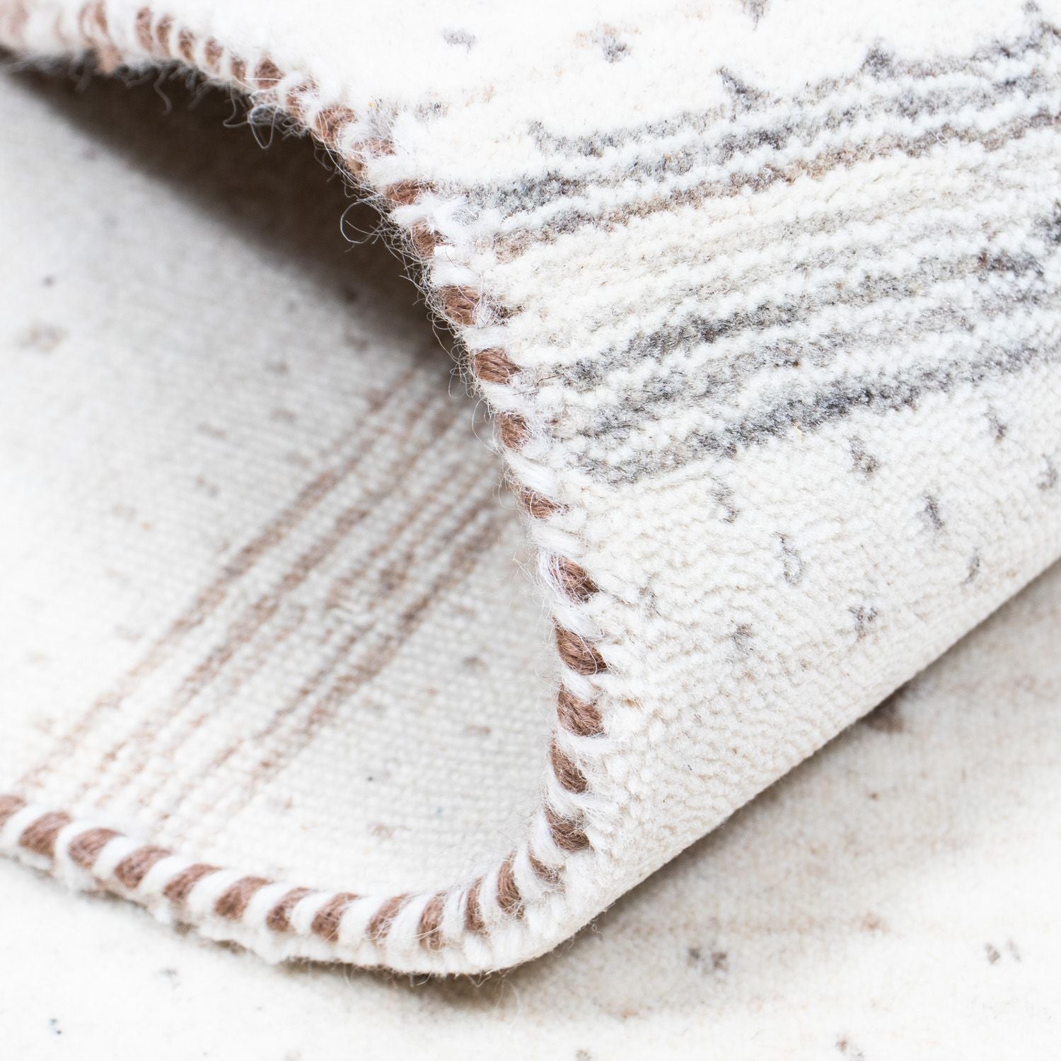 Gabbeh Tæppe - Loribaft Persisk - 200 x 143 cm - beige