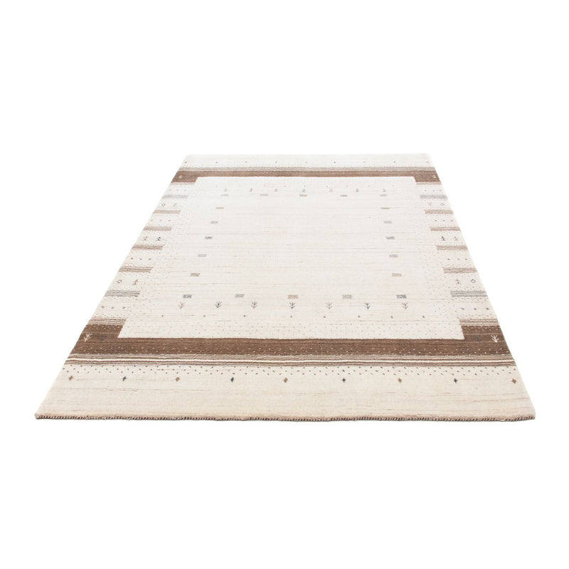 Gabbeh Tæppe - Loribaft Persisk - 200 x 143 cm - beige