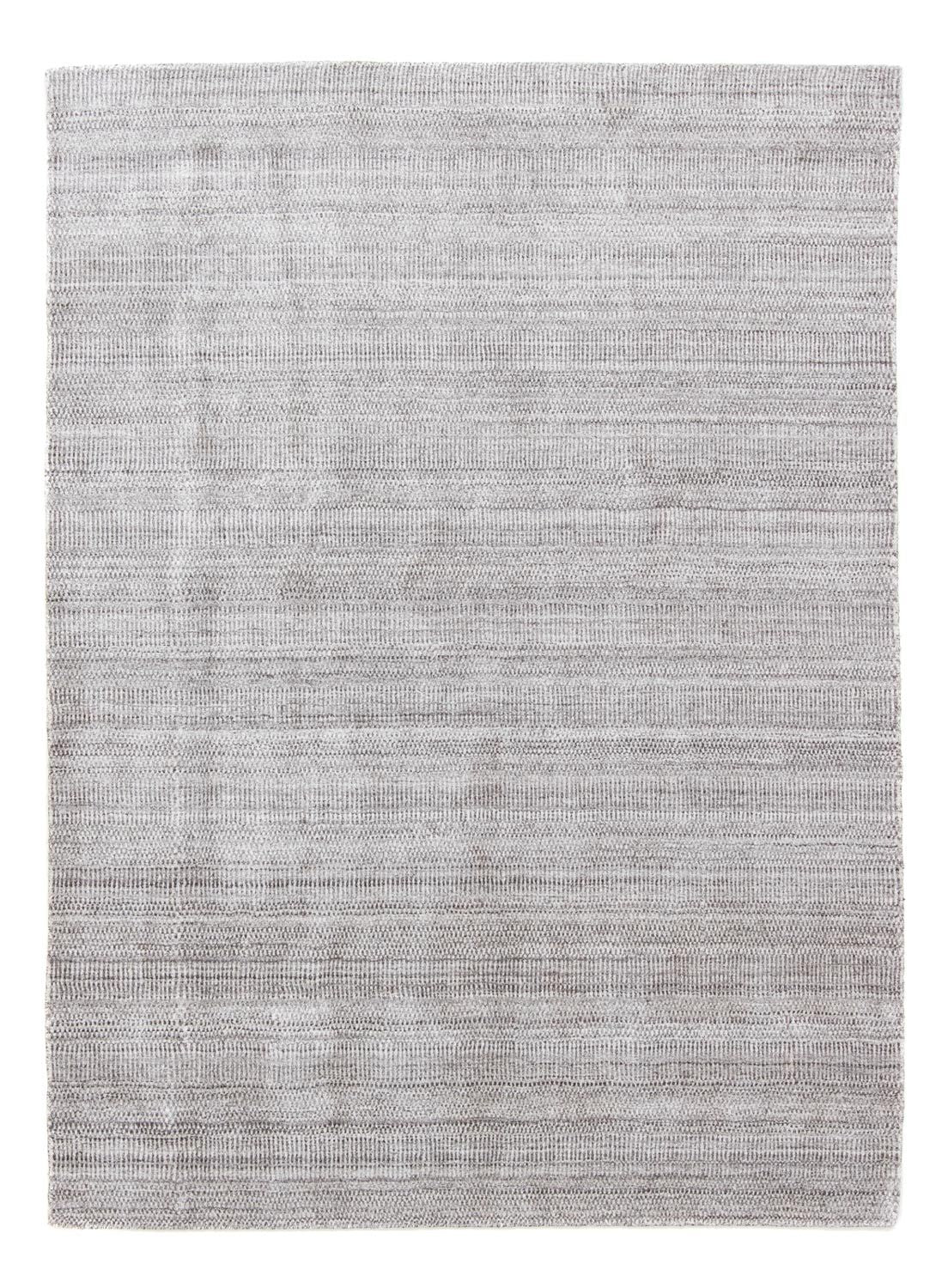 Designer tæppe - 202 x 143 cm - sølv