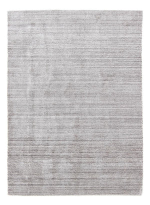 Designer tæppe - 202 x 143 cm - sølv